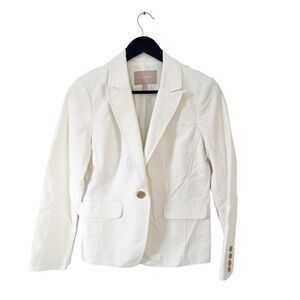 Banana Republic White Blazer Suit Jacket